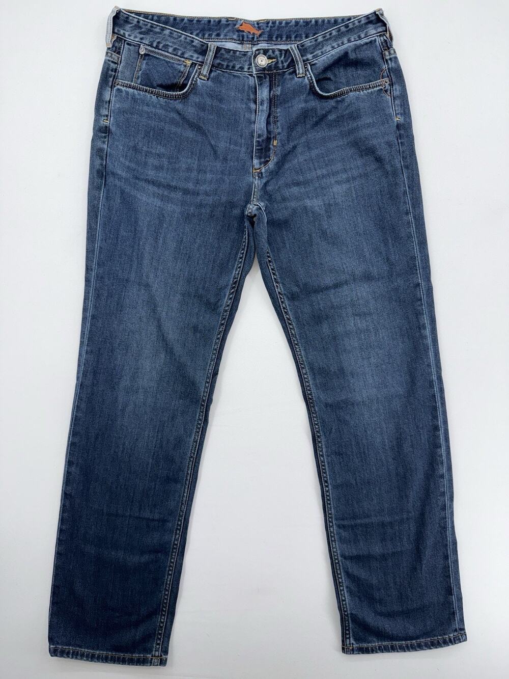 Tommy Bahama Classic Straight Leg Jeans Blue Denim Men’s Tag: 36x32